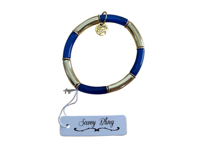 Coastal Breeze Bamboo Tube Bracelet