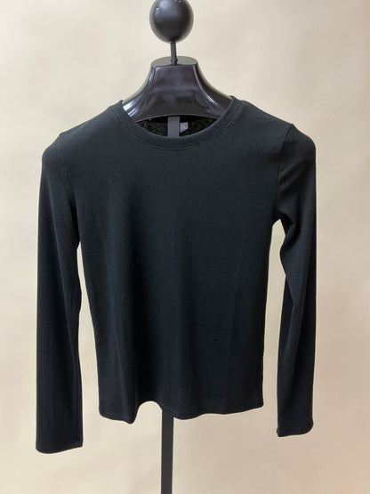 ROUND NECK RIBBED KNIT TOP (WL24-9450