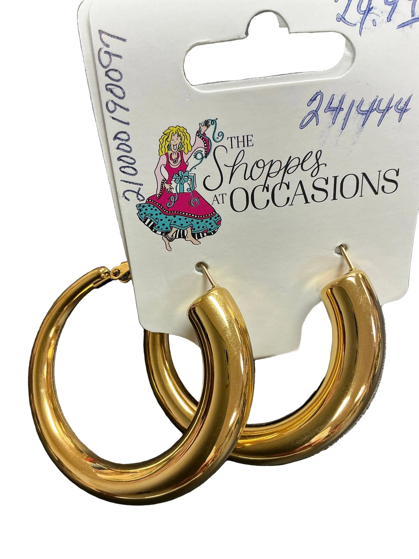 EARRINGS - SILVER or GOLD HOOP