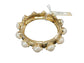 GOLD BRAC W/PEARL