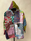 PATCHWORK JKT W/BUTTON CLOSURE