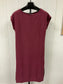 Wine Knit Dress