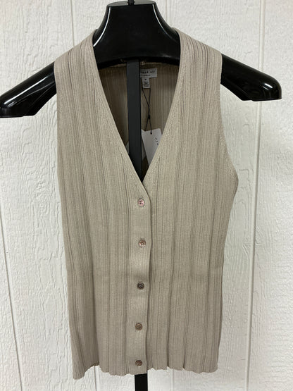 Button Down Ribbed Sweater Vest