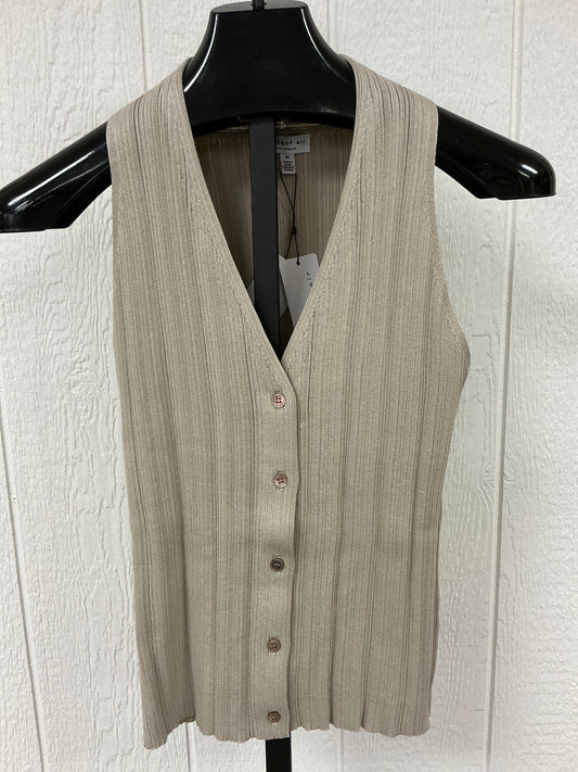 Button Down Ribbed Sweater Vest