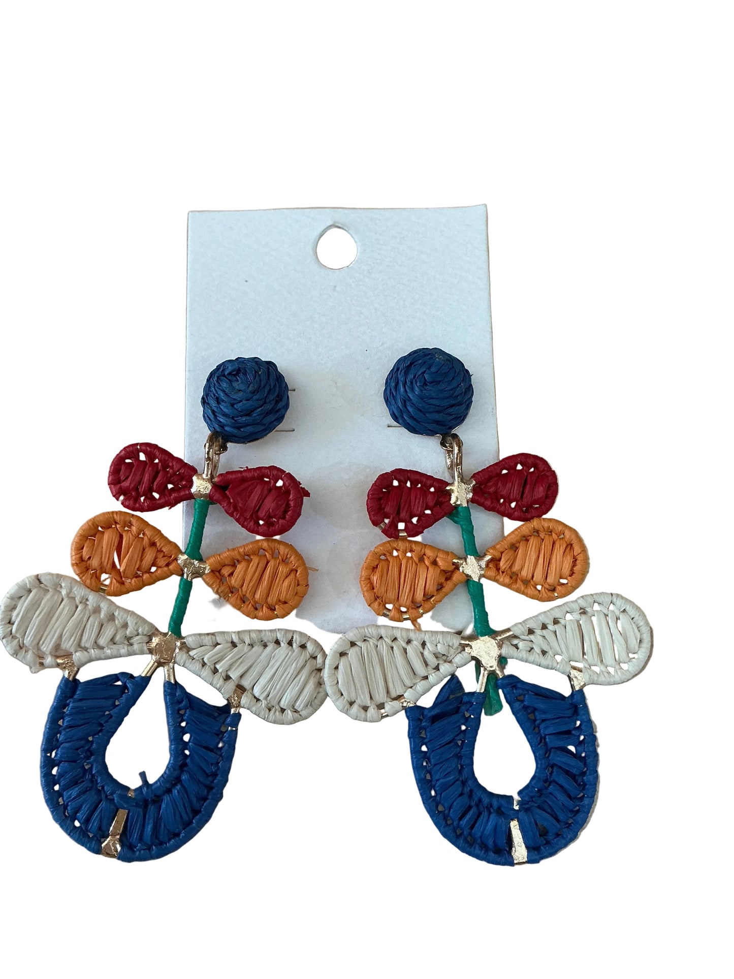 MULTICOLOR FLOWERPOT EARRING