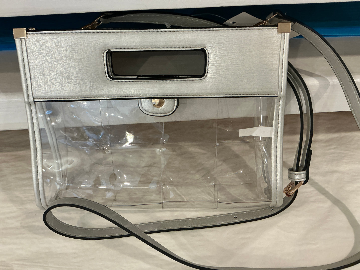 FAUX LEATHER TRANSPARENT C/BODY