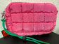 QUILTED PUFFER CLUTCH/POUCH