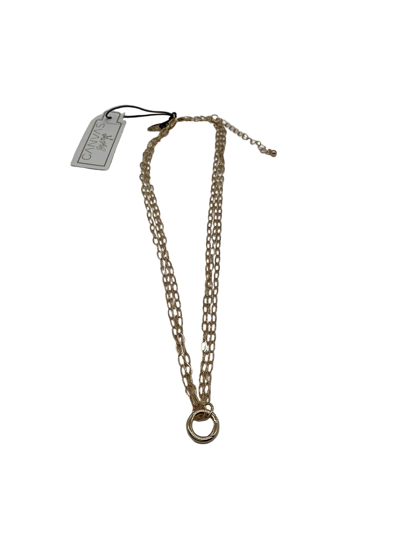 CELIA 3-ROW DAINTY CHARM NCK