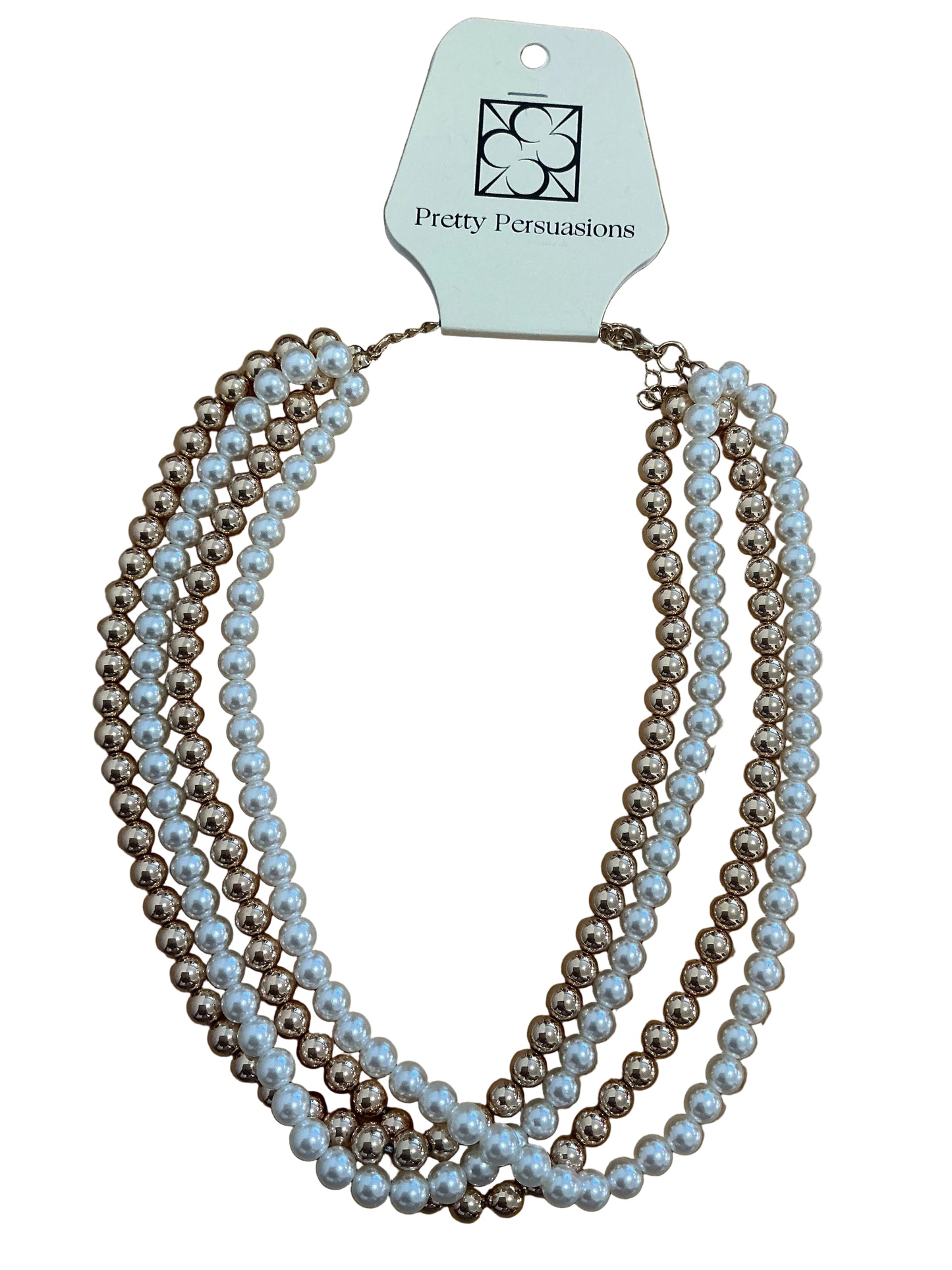 Golden Duchess Four-Strand Necklace