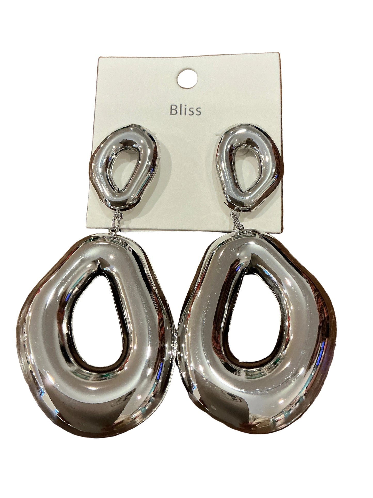 GS PUFFY DOUOBLE O LINK RHODIUM