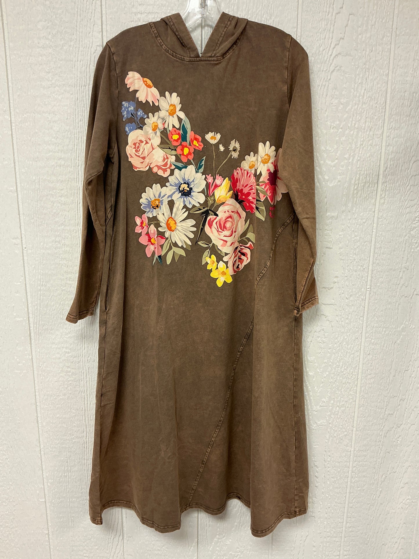 BUTTERFLY PRINT MIDI DRESS