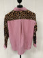 RED PINSTRIPE BLOUSE (G15176
