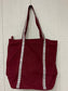 RHINESTONE CANVAS TOTE BAG