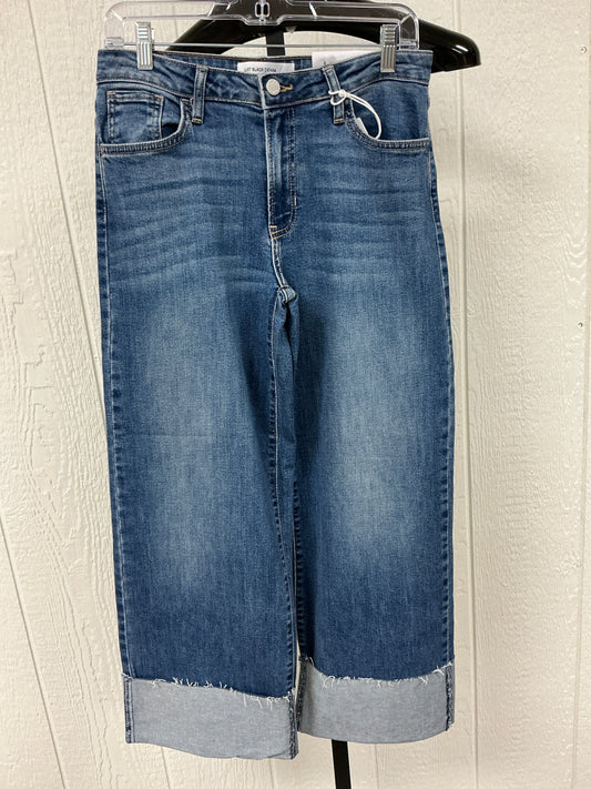 Denim Scissor Cut Cuff Jeans