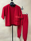 KAREN KNIT CREPE SET (33069K